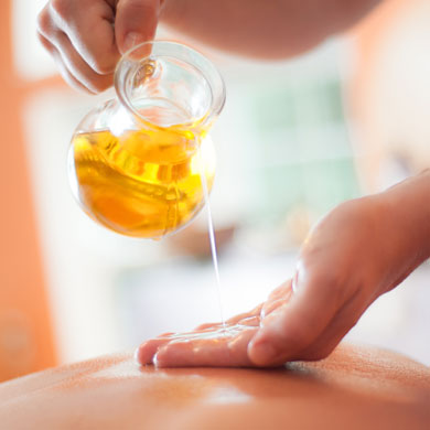 Oil massage therapy